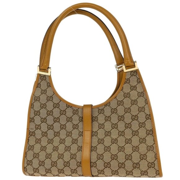 Gucci Beige GG Jackie Handbag - Picture 2 of 10